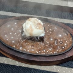 Restaurant style Brownie sizzler A picture of Restaurant style Brownie sizzler.