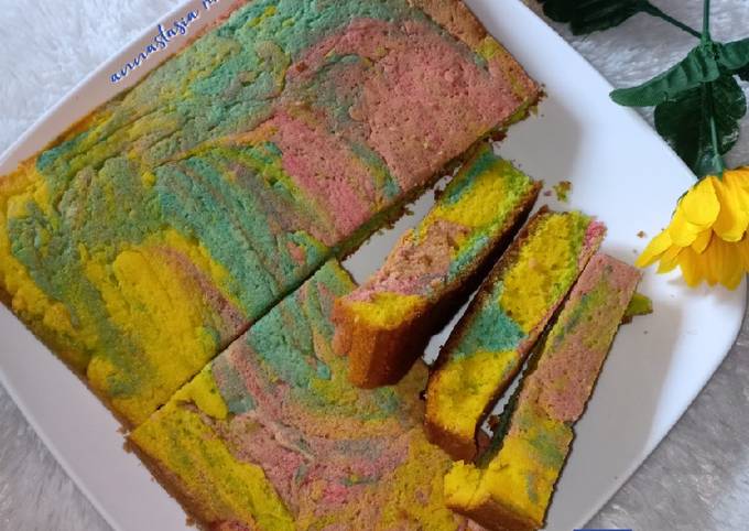 Bagaimana Membuat Bolu Unicorn Putih Telor Anti Gagal