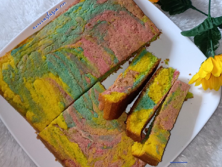 Bagaimana Membuat Bolu Unicorn Putih Telor Anti Gagal