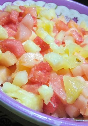 A picture of Fruit salad.