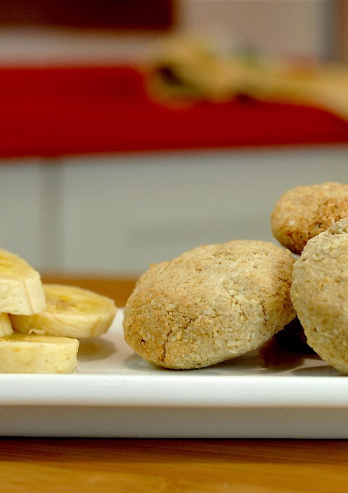 Una foto de Pastelitos de coco y plátano {FitKen} 