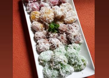 Mudah Cepat Memasak Klepon rainbow Enak dan Sehat