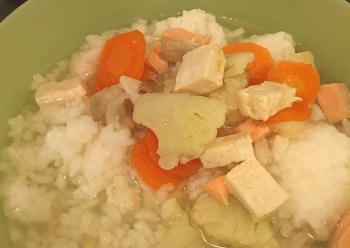 Cara Buat SOP Ikan Salmon MPASI 18 bulan Farah Quinn