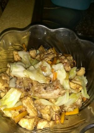 Foto resep Tumis tahu ayam sederhana
