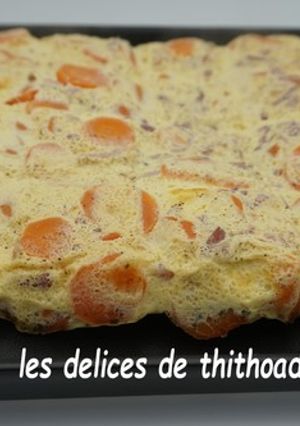 Une photo de Flan de carottes bacon et pommes de terre