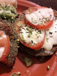 Una foto de Hamburguesas vegetarianas a la napolitana (Riquísimas!)