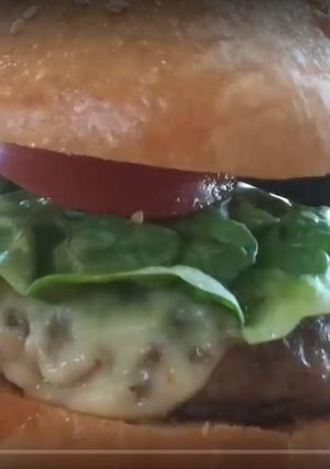 A picture of Sesame seed burger baps.