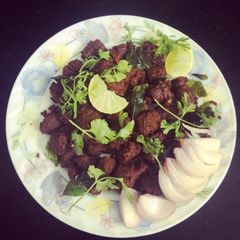 A picture of Crispy Mutton Kabab.