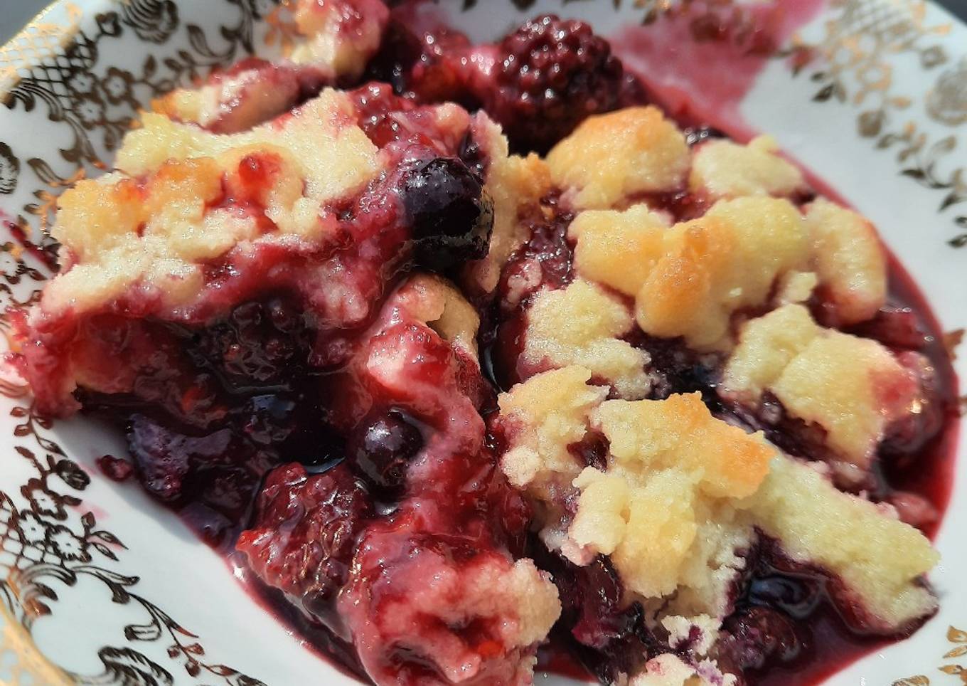 Crumble fruits rouges 🫐