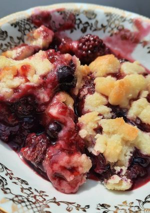 Une photo de Crumble fruits rouges 🫐