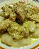 Ñoquis de coliflor con pollo