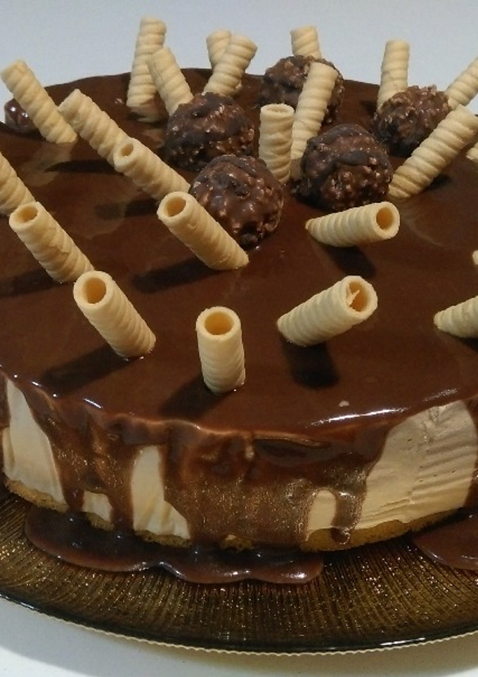 Una foto de Tarta de capuchino y queso mascarpone