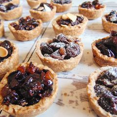 A picture of Mini Sour Cherry Mince Pies.