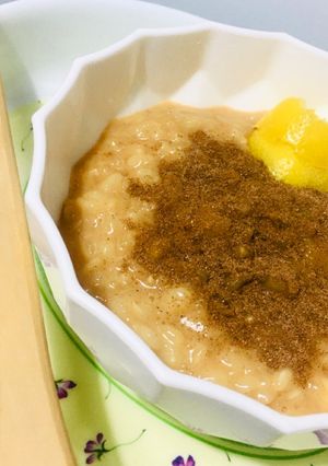 Una foto de 🍚ARROZ🍚 CON 🍶LECHE🥛 CON 🍯DULCE DE LECHE🍯