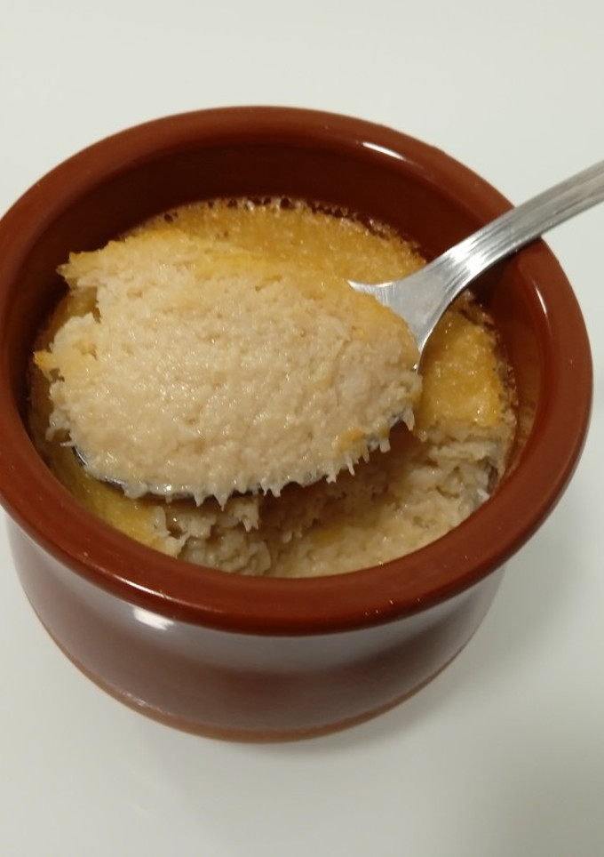 Una foto de Flan de coco