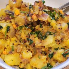 A picture of Leftover Potato Masala.