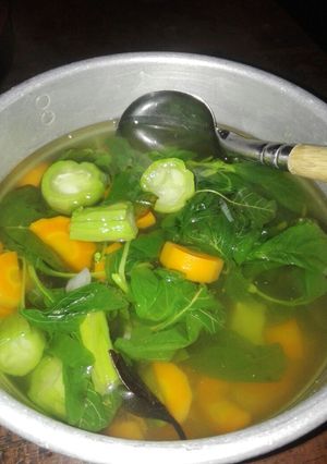 Foto resep Sayur bayam wortel gambas
