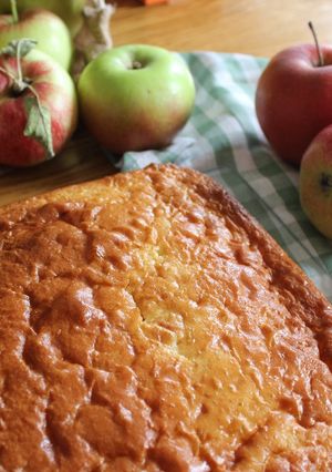 Une photo de Clafoutis aux pommes léger