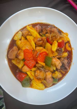 Foto resep 54. Tumis Ayam Nanas Asam Manis
