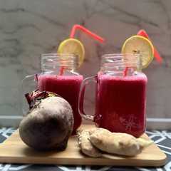 Jus Bit Apel Pir Jahe (14)-レシピのメイン写真