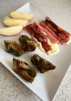 Una foto de Alcachofas a la plancha