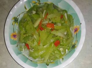 Foto resep Tumis labu / manisa berkuah pedas