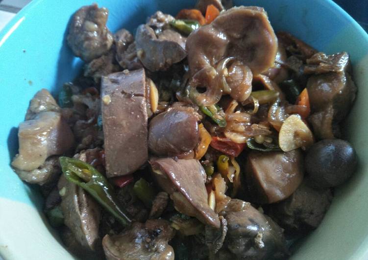 Resep Oseng ati ampela lombok ijo #bikinramadanberkesan yang Bikin Ngiler