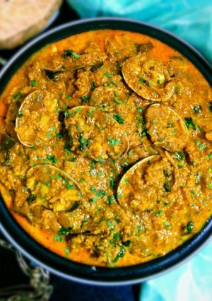 A picture of Malvani Clams Masala.