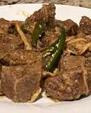Namkeen gosht (salty meat)