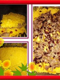 عکسی از دستور ته چین گوشت