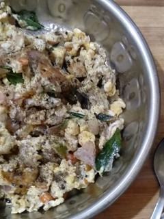 முட்டை பொரியல் (எக் பூர்ஜி) (Muttai poriyal recipe in tamil) செய்முறை முக்கிய புகைப்படம்