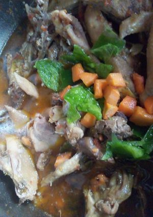 A picture of Chicken pepper soup.