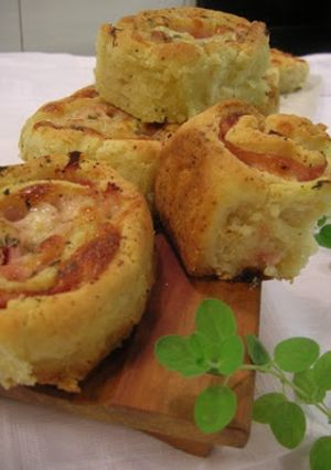 Una foto de Arrolladitos de jamón y muzzarella (Para celiacos)