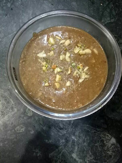 A picture of Dry fruits halwa.