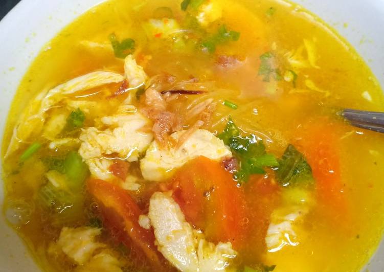 Resep Soto ayam jawara yang Enak