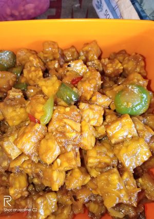 Foto resep Tempe oseng bumbu kecap