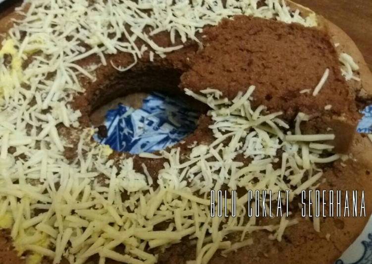 Bolu coklat sederhana