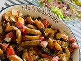 Ensalada de champiñón