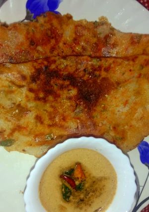 A picture of Rice flour Dosa.