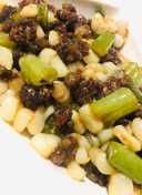 Beef Shawarma & Corn Stir-fry in Sweet Chili Sauce - Side Dish -