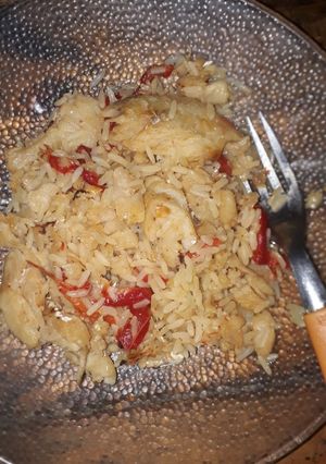 Una foto de Filet con arroz