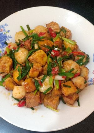 Foto resep Tahu Kuning Saus Tiram