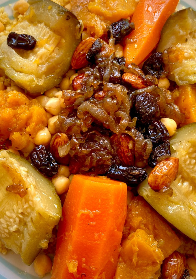 Una foto de Cous cous vegetal