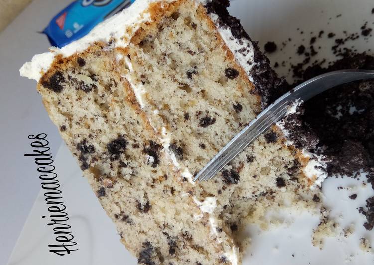 Easiest Way to Prepare Quick Cookies and Cream cake