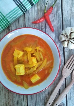 Foto resep Sayur Lodeh Merah dengan Tahu dan Labu Siam