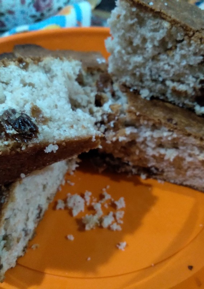 Una foto de Bizcochuelo de pasas rubias