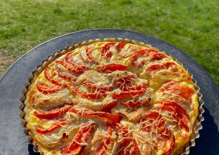 Tarte tomate/chèvre 🍅