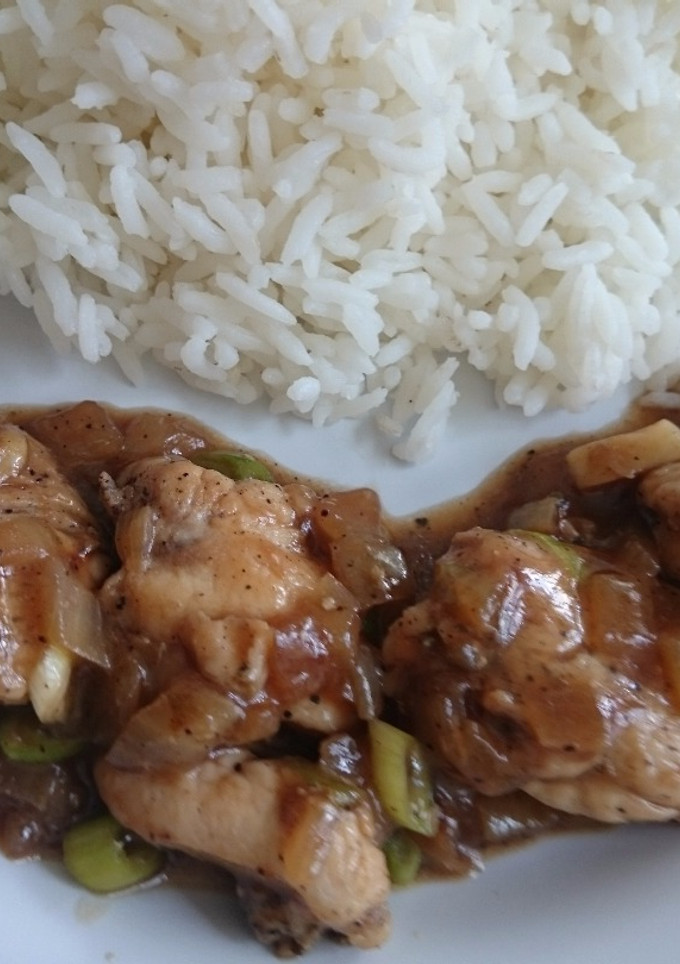 Foto resep Ayam Saos Tiram Black Pepper