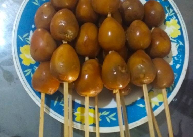 Siap Saji Sate telur puyuh Enak Sempurna