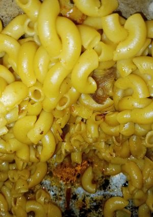 A picture of Macaroni Pasta Jollof.